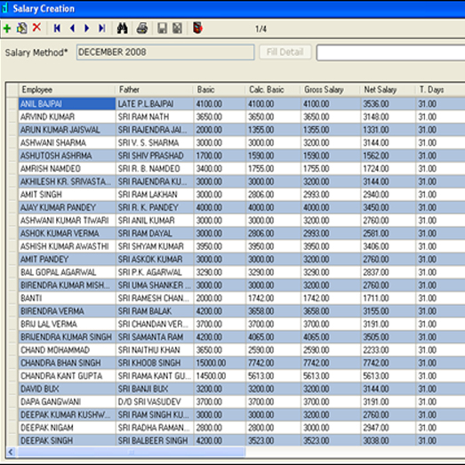 Salary Creation